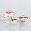 TESERVIS,  24 del, porslin, "Naples", Tuscan, England, 1900-tal