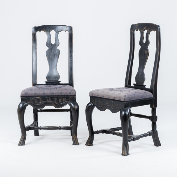 STOLAR, 1 par, barockstil, 1800-tal