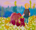 BEPPE WOLGERS (1928-1986) olja på duk, figurkomposition, signerad