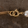 COLLIER, 18k guld, odlade pärlor