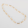 COLLIER, 18k guld, odlade pärlor