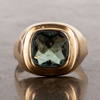 RING, 18k guld, med syntetisk spinell, tot vikt ca 3,2 g