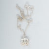 HALSKEDJA MED HÄNGE, silver, sannolikt Tyskland, 1900-talets mitt