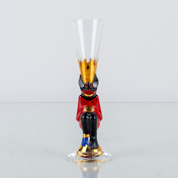 GUNNAR CYRÉN, snapsglas, "Djävulsglas", ur Nobelservisen