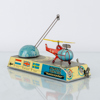 PLÅTLEKSAK, Remote Control Helicopter, Tyskland, 1950-tal