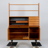 SKRIVSKÅP, teak, 1950-/60-tal
