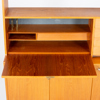 SKRIVSKÅP, teak, 1950-/60-tal