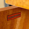 SKRIVSKÅP, teak, 1950-/60-tal