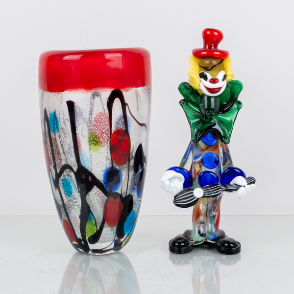VAS OCH SKULPTUR, glas, RBA Olofström, 1900-/2000-tal