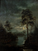 OIDENTIFIERAD KONSTNÄR, olja på duk, otydligt signerad, daterad 1867