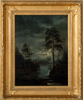 OIDENTIFIERAD KONSTNÄR, olja på duk, otydligt signerad, daterad 1867