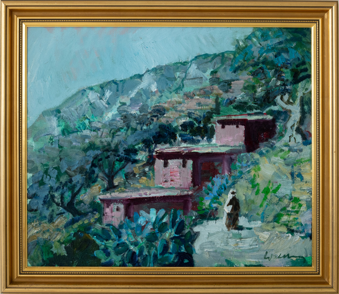 BERTIL WAHLBERG (1923-1980), olja på duk, otydligt signerad, 1900-talets mitt