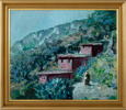BERTIL WAHLBERG (1923-1980), olja på duk, otydligt signerad, 1900-talets mitt