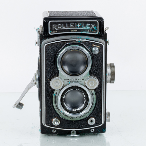 KAMERA, Rolleiflex, Compur-Rapid, Franke & Heidecke, Tyskland, 1940-/50-tal