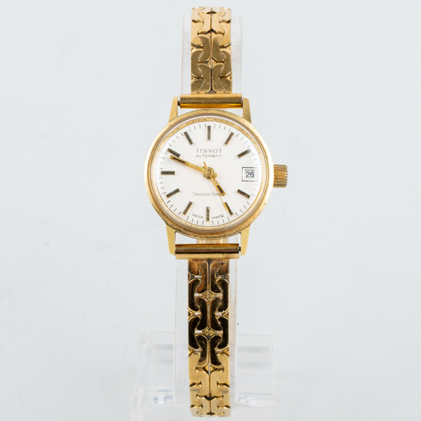 TISSOT, damarmbandsur, 18k guld, Seastar Seven, 1900-talets andra hälft