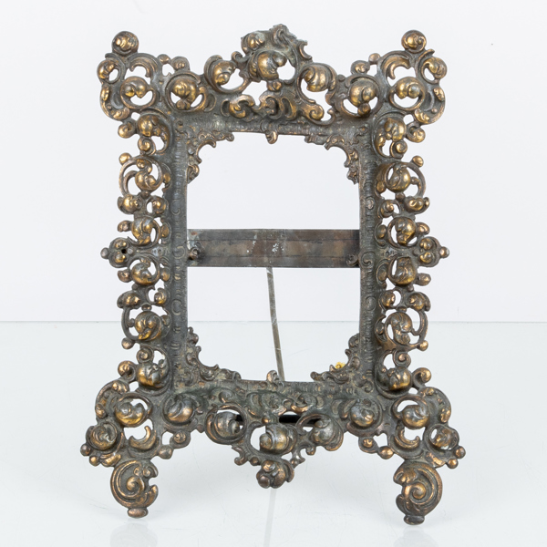 FOTOGRAFIRAM, gjutjärn och glas, 1800-/1900-tal