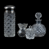 SAMLING RUTSLIPAT GLAS, 5 del, sannolikt tidigt 1900-tal