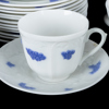 KAFFESERVIS, 43 del, porslin, "Blå Blom", Gustavsberg