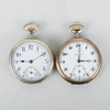 FICKUR, 2 st, silver, bla Revue, 1900-talets första hälft