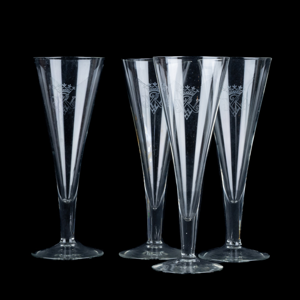 ÖLGLAS, 4 st, 1900-tal