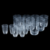 SELTER- OCH SNAPSGLAS, 8 +6 st, 1900-/2000-tal