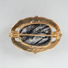 BROSCH, 18k guld, otydlig stämpel Stockholm 1944