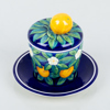 ROYAL COPENHAGEN, lockskål, "Orange Blossom", motiv av Harald Sloth Møller, Danmark 