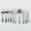 GUNDORPH ALBERTUS (1887-1969), 40 del, bestick, rostfritt stål, "Mitra", Georg Jensen, Danmark