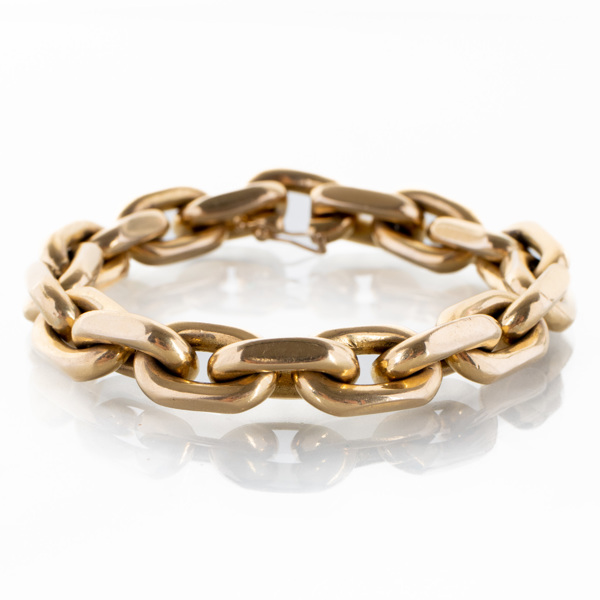 ARMBAND, 18k guld, vikt ca 128 g 