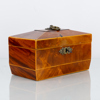 SKRIN, fanerat med mahogny, 1800-tal