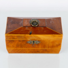 SKRIN, fanerat med mahogny, 1800-tal