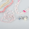 SAMLING SMYCKEN, bla pärlcollier, stencollier