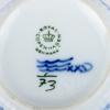 TE- OCH KAFFEKOPPAR, 4 st, porslin, "Musselmalet", Royal Copenhagen, nr 72/73
