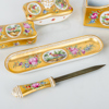 SKRIVBORDSSET, 6 del, porslin, Frankrike, 1800-/1900-tal