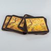 BORDSTABLETTER OCH COASTERS, 18 del, bla med motiv av Josef Frank, 1900-talets andra hälft