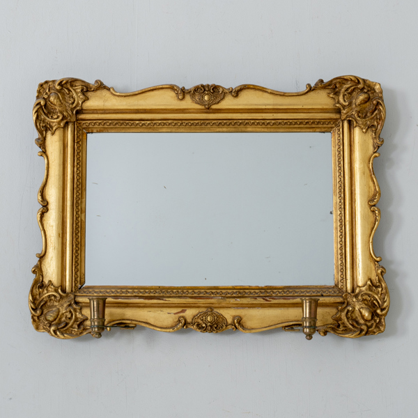 SPEGELLAMPETT, bronserad, 1800-tal