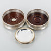 COASTERS, 10 st, nysilver, 1900-tal