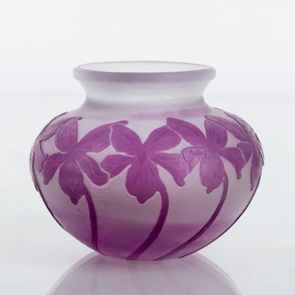 KARL LINDEBERG (1877-1931), vas, glas, Kosta, signerad
