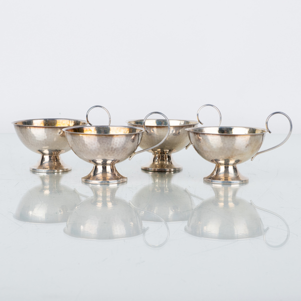 SUPKOPPAR, 4 st, silver, K&EC, 1958