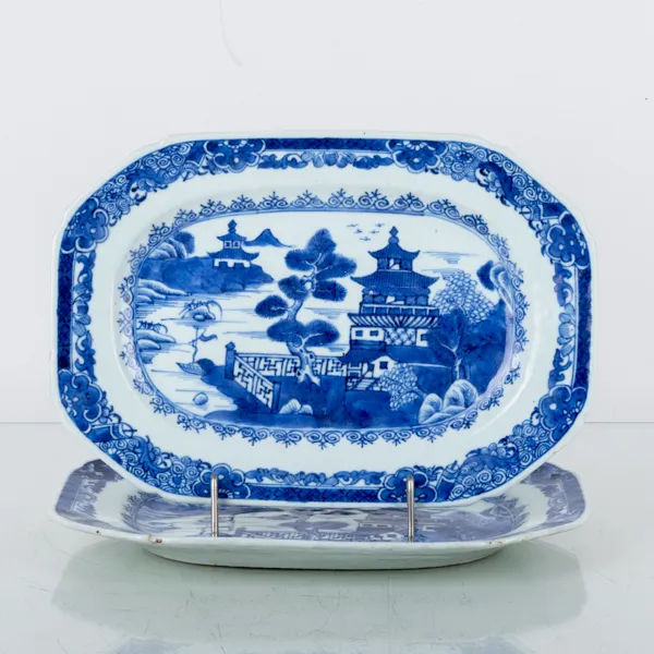 FAT, 1 par, porslin, Kina, Qianlong (1736-1795)