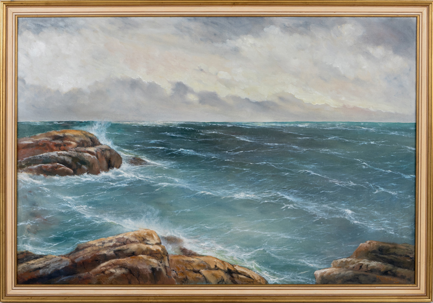 OIDENTIFIERAD KONSTNÄR, olja på duk, 1900-tal, signerad Kornell