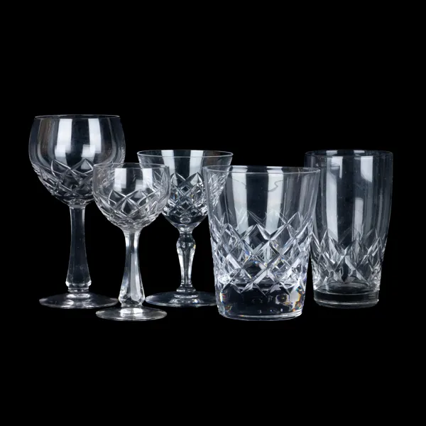 SERVISGLAS, glas, 1900-talets första hälft