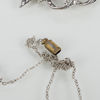 COLLIER OCH BROSCH, 4 del, silver, 1800-/1900-tal