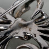 COLLIER OCH BROSCH, 4 del, silver, 1800-/1900-tal