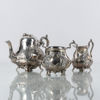 KAFFESERVIS, 3 del, nysilver, England, 1900-talets första hälft