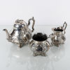 KAFFESERVIS, 3 del, nysilver, England, 1900-talets första hälft