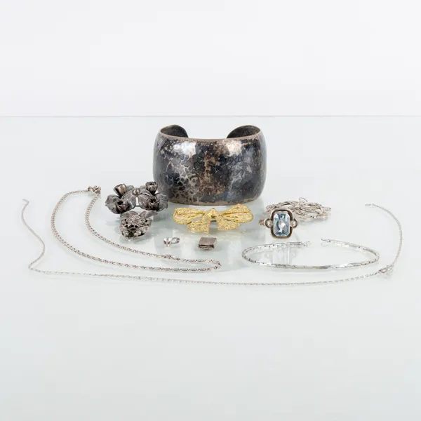 SAMLING SILVERSMYCKEN, 11 del, silver, 1900-tal
