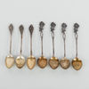 KAFFESKEDAR 4+3 st, silver, 1900-talets början