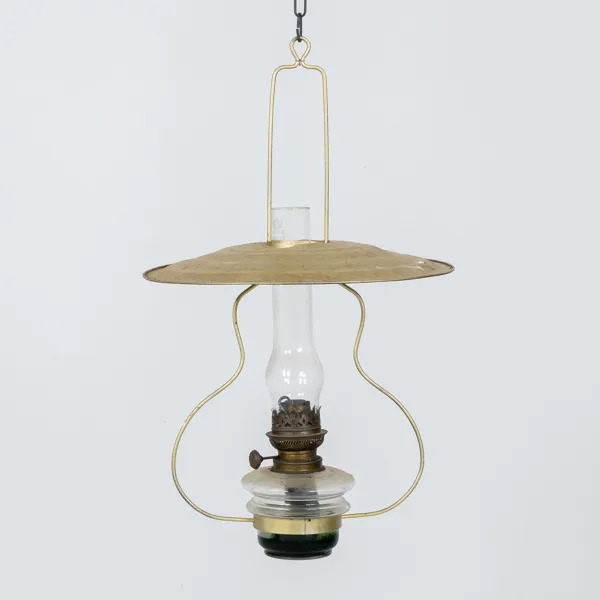TAKFOTOGENLAMPA, metall och glas, sk torparlampa, 1900-talets första hälft