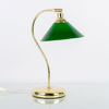 BORDSLAMPA, mässing och glas, 1900-/2000-tal